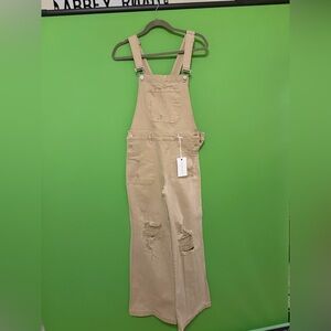 Risen Khaki Distressed Jeans